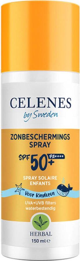 Celenes 2x Herbal Zonnebrand Spray Kids SPF 50+ Alle Huidtypes 150 ml