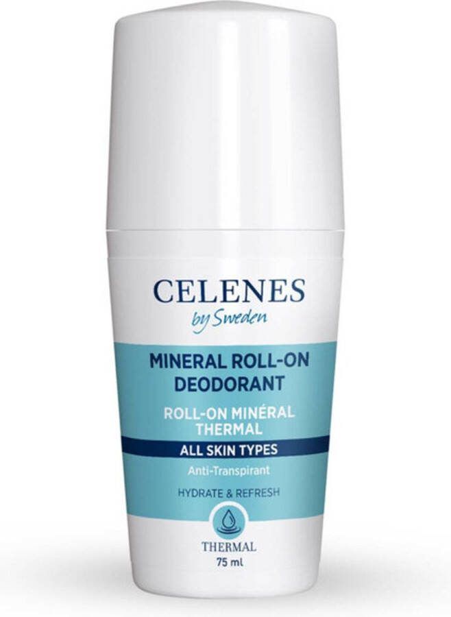 Celenes 3x Thermal Mineral Roller Deodorant Alle Huidtypes 75 ml