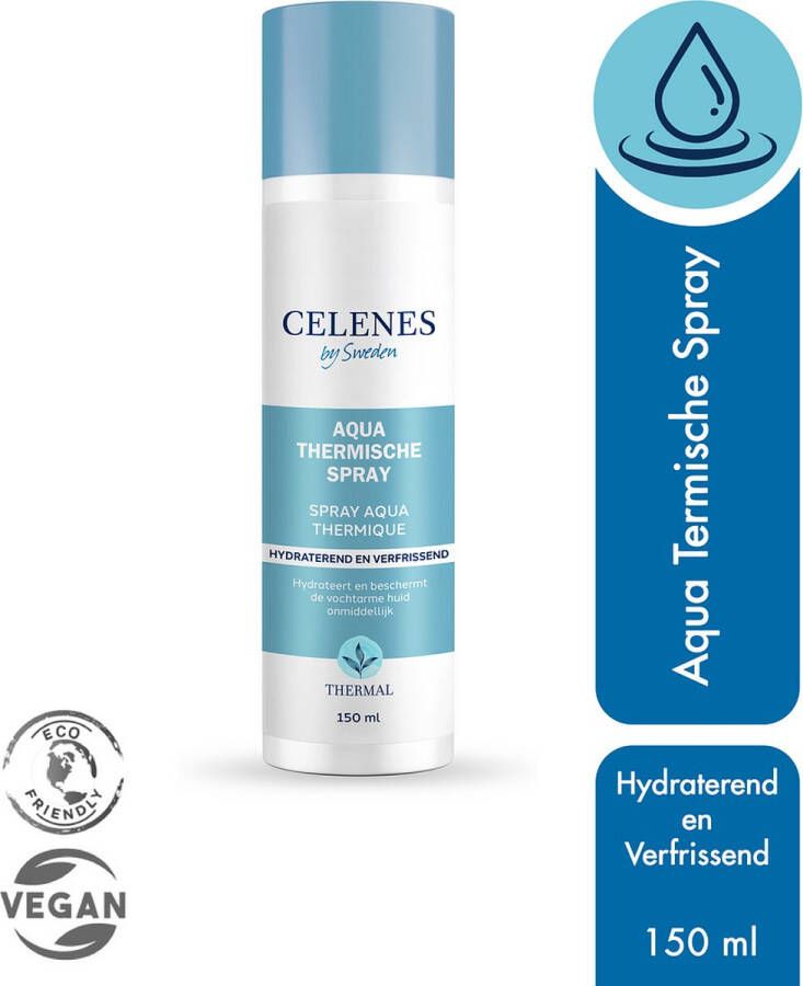 CELENES by Sweden Aqua Thermal Spray Micellair Water Face Mist en Hydraterende Gezichtsspray 150ml