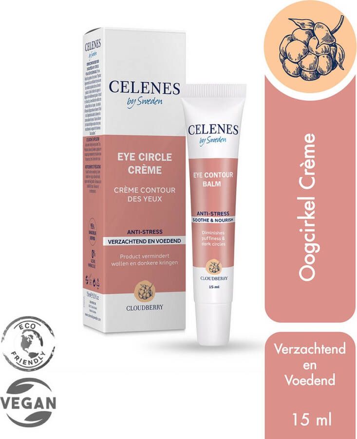 CELENES by Sweden Cloudberry Oogcontourcrème Oogcrème Anti wallen en donkere kringen 15ml