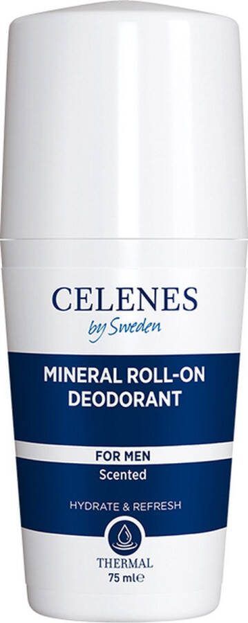 CELENES by Sweden For Men Mineral Roll-On Deodorant 75ML