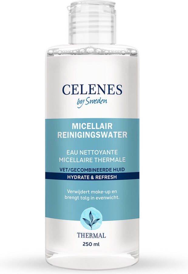 CELENES by Sweden Micellair Water Vette & Gemengde Huid Reinigingswater Parfumvrij 250ml