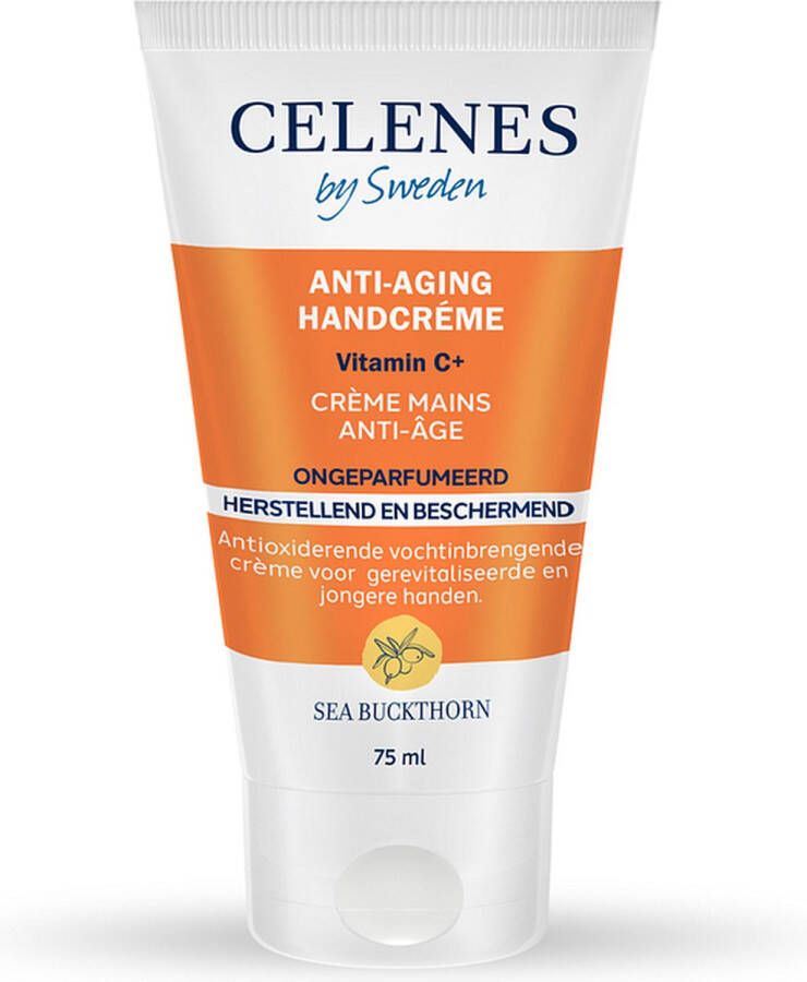 CELENES by Sweden Sea Buckthorn Anti Rimpel Handcrème Huidverzorging tegen veroudering 75ml