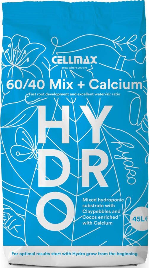 Cellmax 60 40+ Mix Kokos Hydrokorrels 45 liter