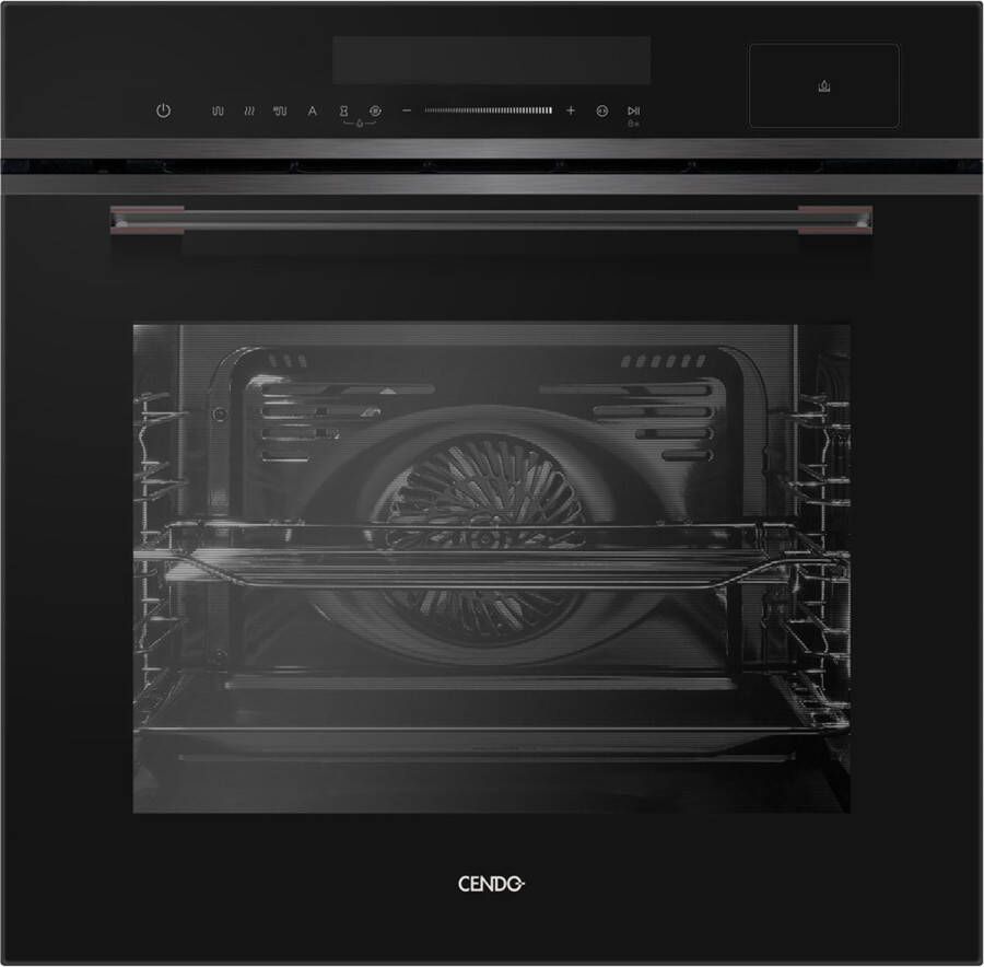 CENDO CSO72L-T- Combi Oven met Stoom 60 cm 72 Liter Zwart Full Steam A+
