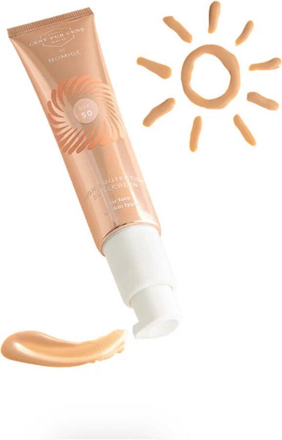 Cent pur cent High Protection Sunscreen for Face SPF50 by Nomige