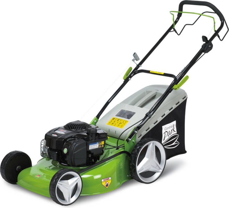 Central Park Benzine Grasmaaier Met Mulching Cpt51 Bs 4 625e 150cc Voor Gazons Tot Ca. 1300m² Maaibreedte 510mm