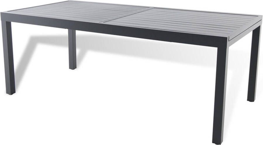 Central Park Uitschuifbare Tuintafel Romeo Aluminium 200 300x101cm