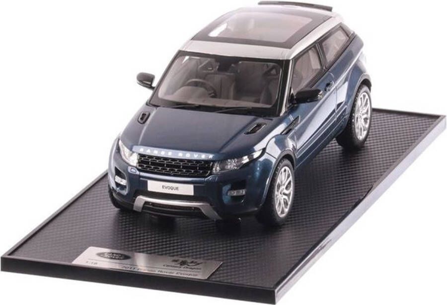 Century Dragon 2011 Range Rover Evoque (Baltic Blue) (25 cm) 1 18 [Modelauto Schaalmodel Miniatuurauto Model auto]