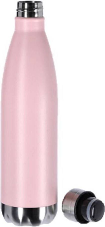 Cepewa Thermosfles isoleerfles roze RVS 0.75 L Thermosflessen