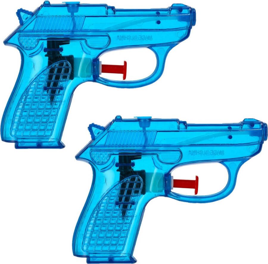 CEPEWA Waterpistool Splash Gun 10x klein model 12 cm blauw Water speelgoed