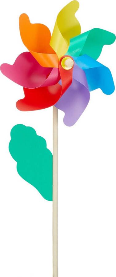 Cepewa Windmolen tuin strand Speelgoed Multi kleuren 75 cm Windwijzers