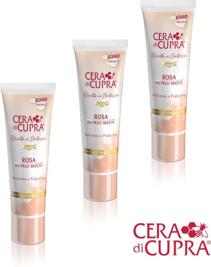 Cera Di Cupra 3 Stuks Rosa Crème € 7 95 per stuk. Dé verzorgende anti-age dagcrème met echte bijenwas voor de droge en normale huid. Ook geschikt voor mannen bijvoorbeeld i.p.v after shave