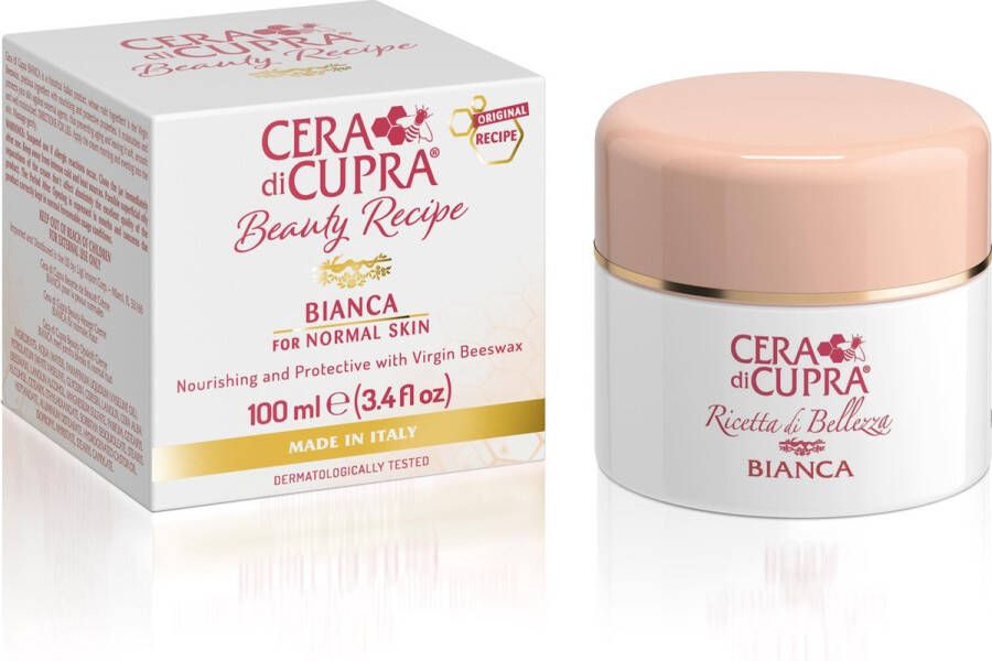 Cera Di Cupra Bianca Crème Dé verzorgende anti-age dagcrème met echte bijenwas voor een perfecte voor de normale huid. Ook geschikt voor mannen na het scheren