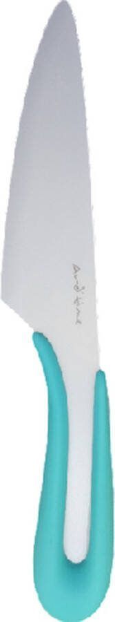 Ceram Addict Keramisch mes 12 5 cm lemmetlengte keukenmes design professioneel koksmes ergonomische handgreep blauw