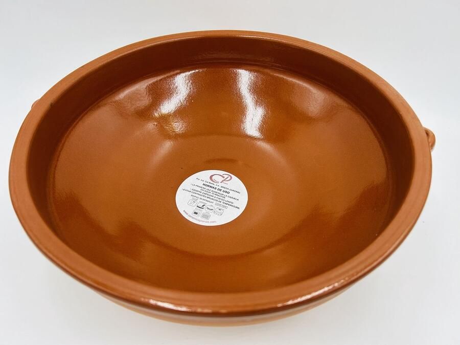 Ceramica Planas Aardewerk Stoofschotel Ovenschaal Cazuela 28cm met handvaten