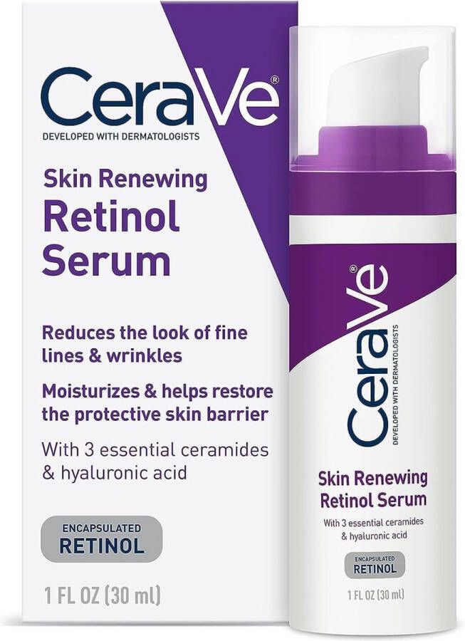 CeraVe Anti Aging Retinol Serum Helpt fijne lijntjes en rimpels te verminderen