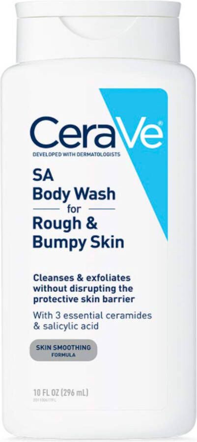 CeraVe Body Wash met Salicyl Acid Geurvrij 296ml