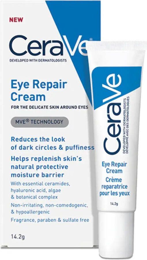 CeraVe Eye Repair Cream Oogcrème wallen en donkere kringen 14.2g