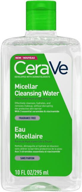 CeraVe Micellair Water Make-up Verwijdering en Gezichtsreiniger met Hyaluronzuur 295ml