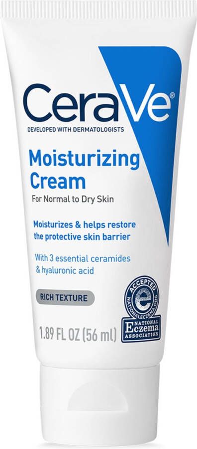 CeraVe Moisturizing Cream Body and Face Moisturizer Dry Skin Travel Size 56ml