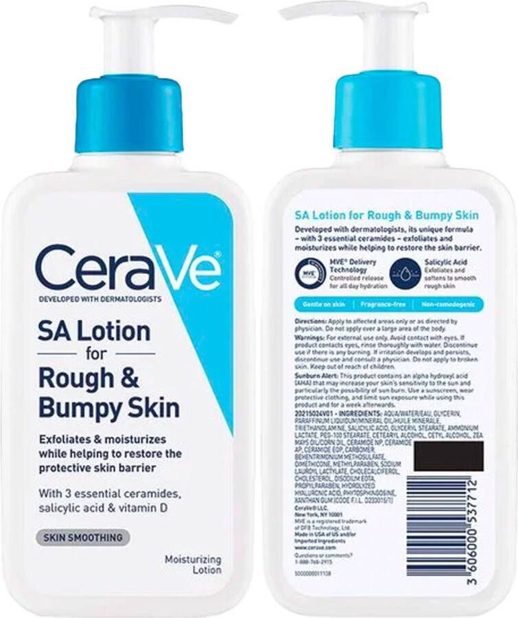 CeraVe SA Lotion voor droge tot zeer droge huid Salic Acid & Vitamine D 237ml
