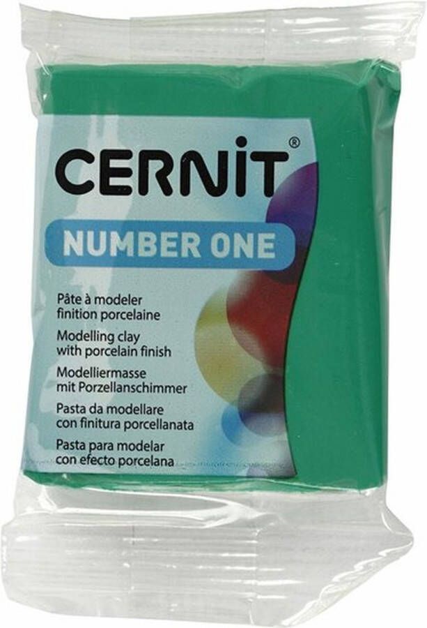 Cernit Boetseerklei Afbak Klei Groen DIY Kleien 56gr 1 stuk