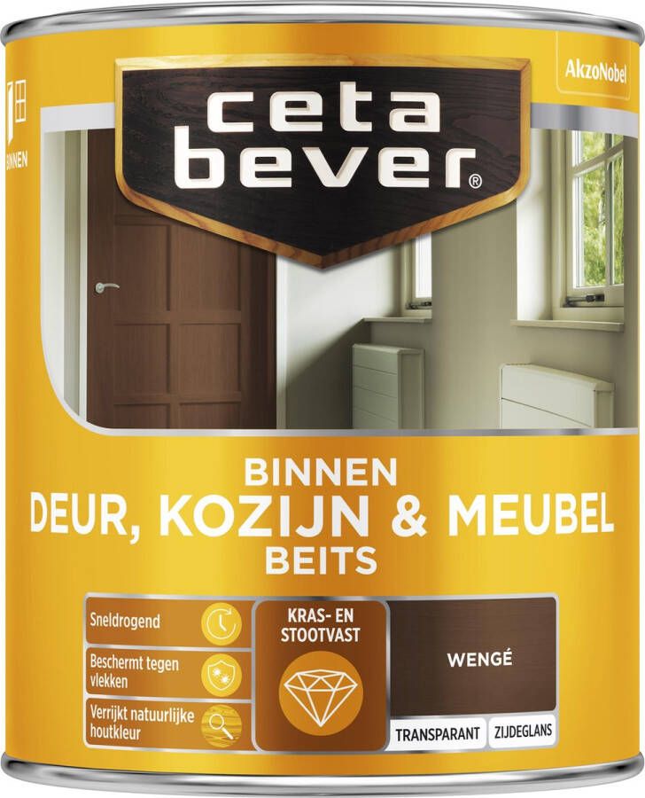 Cetabever Transparant Binnenbeits Deur & Kozijn Ac 0118 Wenge 750ml