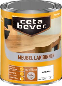 CetaBever Meubellak Transparant Mat Oeverblauw 750 ml