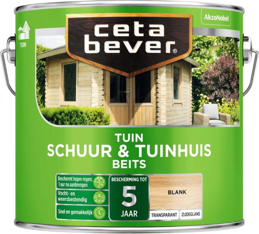 Cetabever Transparant Schuur- & Tuinhuis Beits 009 Donker Eiken 2 5L