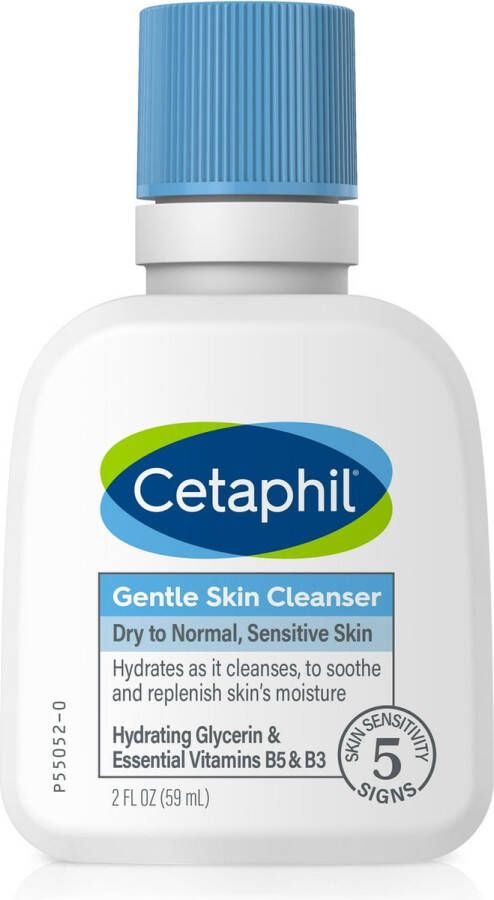 Cetaphil Face Wash Hydrating Gentle Skin Cleanser Dry to Normal Sensitive Skin Travel size 59ml