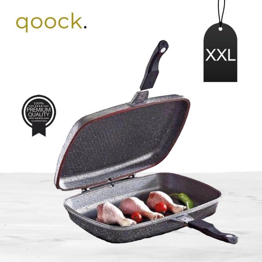 CF Cooking Dubbele Koekenpan| XXL 36CM