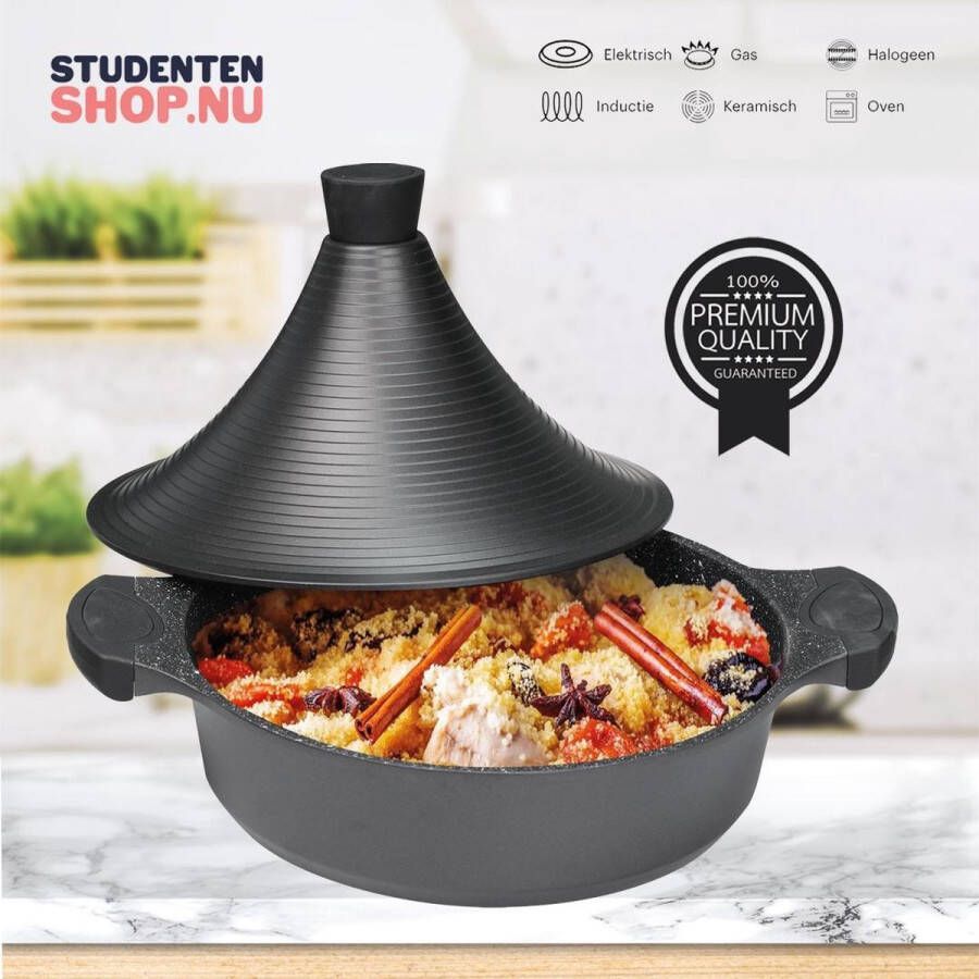 CF Cooking Luxe Tajine Meknes| Aluminium| Alle warmtebronnen| Ø28cm