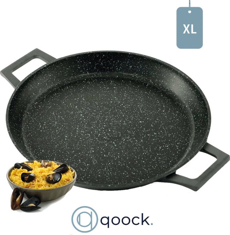 CF Cooking © | XL Paella pan | Ø36cm | Alle warmtebronnen | Marble Coating | Inductie