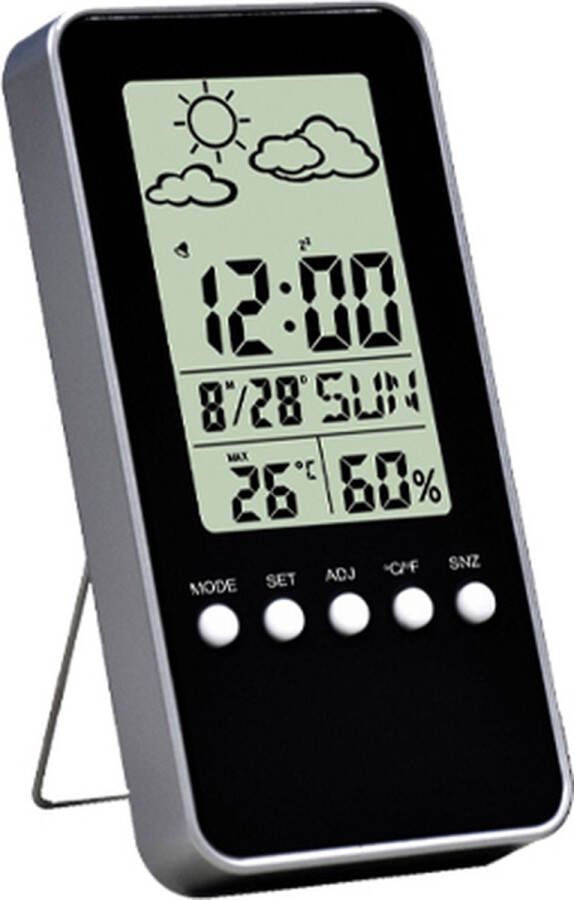 Chacon First Weerstation Zwart Met Hygrometer (vochtigheidsmeter)