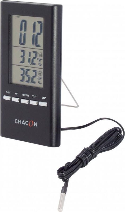 Chacon Thermometer met Sensor Thermometer Binnen en Buiten Weerstation Ook Voor Terrarium