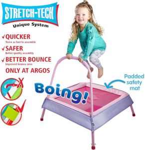 Chad Valley kinder trampoline | indoor outdoor springkasteel | kinderturnen & fitness