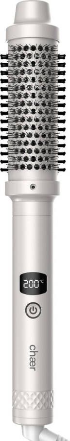 Chaer Thermal Brush Pro Keramische Warmteborstel 38 mm Krulborstel en Stijlborstel Fohnborstel Inclusief Handschoen Stone