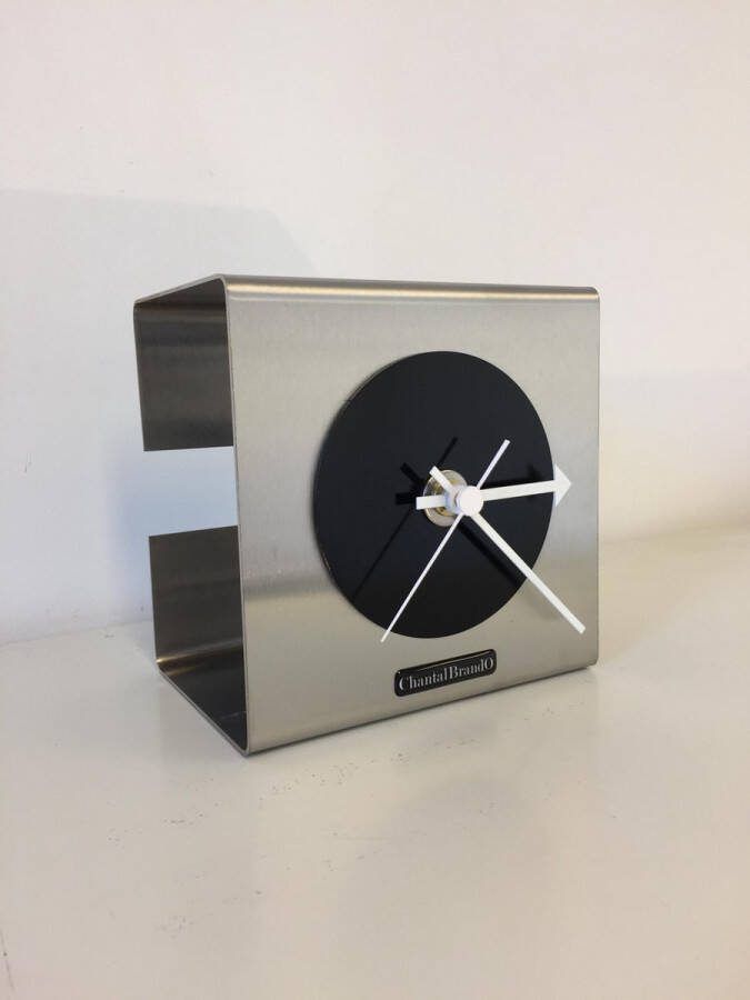 Chantalbrando Tafelklok The Cube Black Modern DUTCH DESIGN