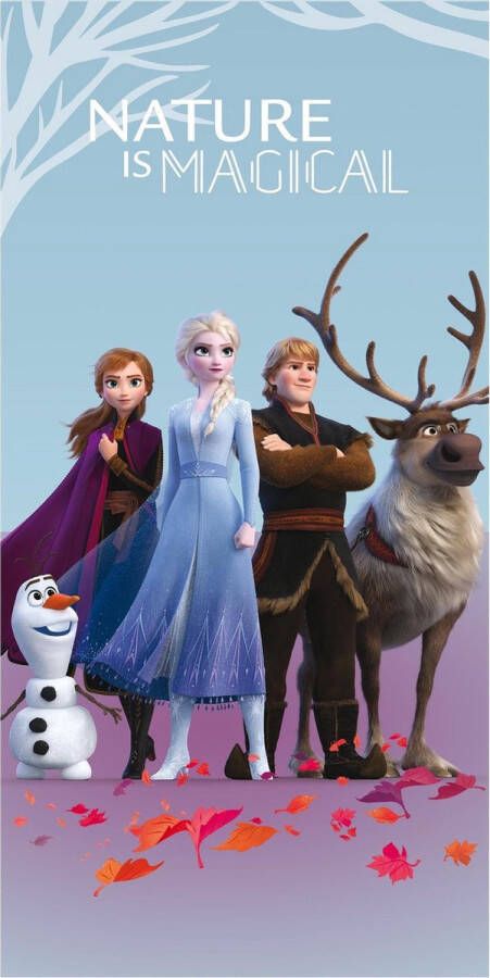 SimbaShop Disney Frozen Strandlaken Nature Is Magical 70 X 140 Cm Polyester