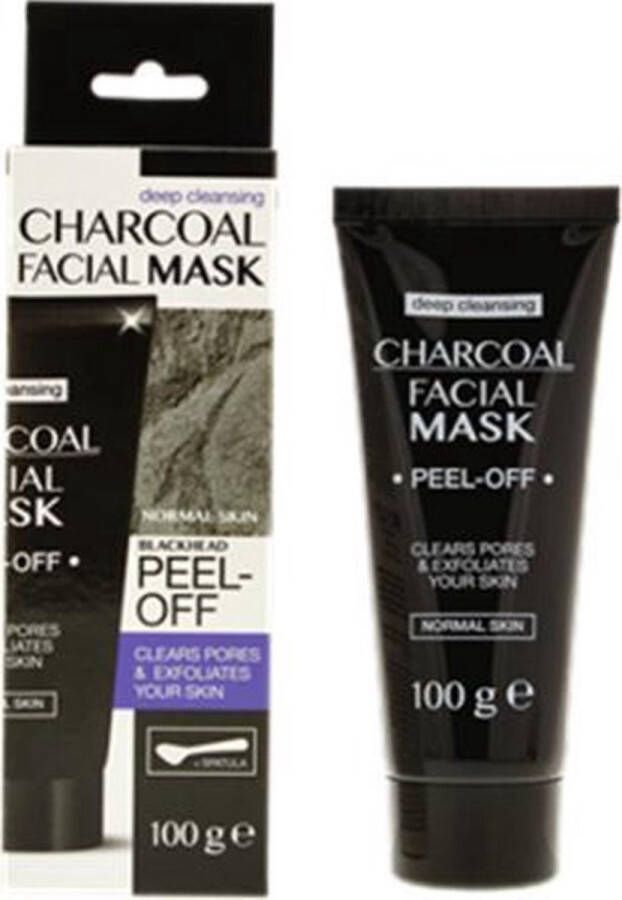 Charcoal Houtskool Gezichtsmasker Facial Mask Peel-off Normale huid Reiniging mee eters Gezichtsmasker.