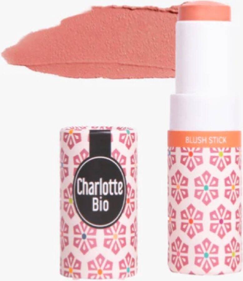 Charlotte bio Cosmos biologische en veganistische gezicht blush rouge balsem Koraal 5gr