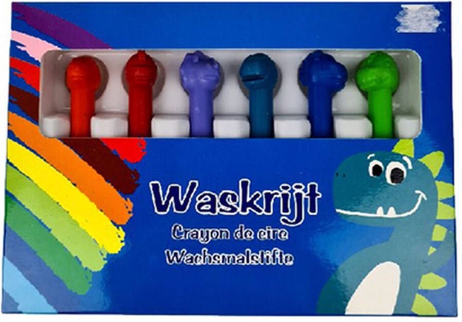 CHASIN' Waskrijt 6 Kleuren Multicolor Voor kinderen Blauw