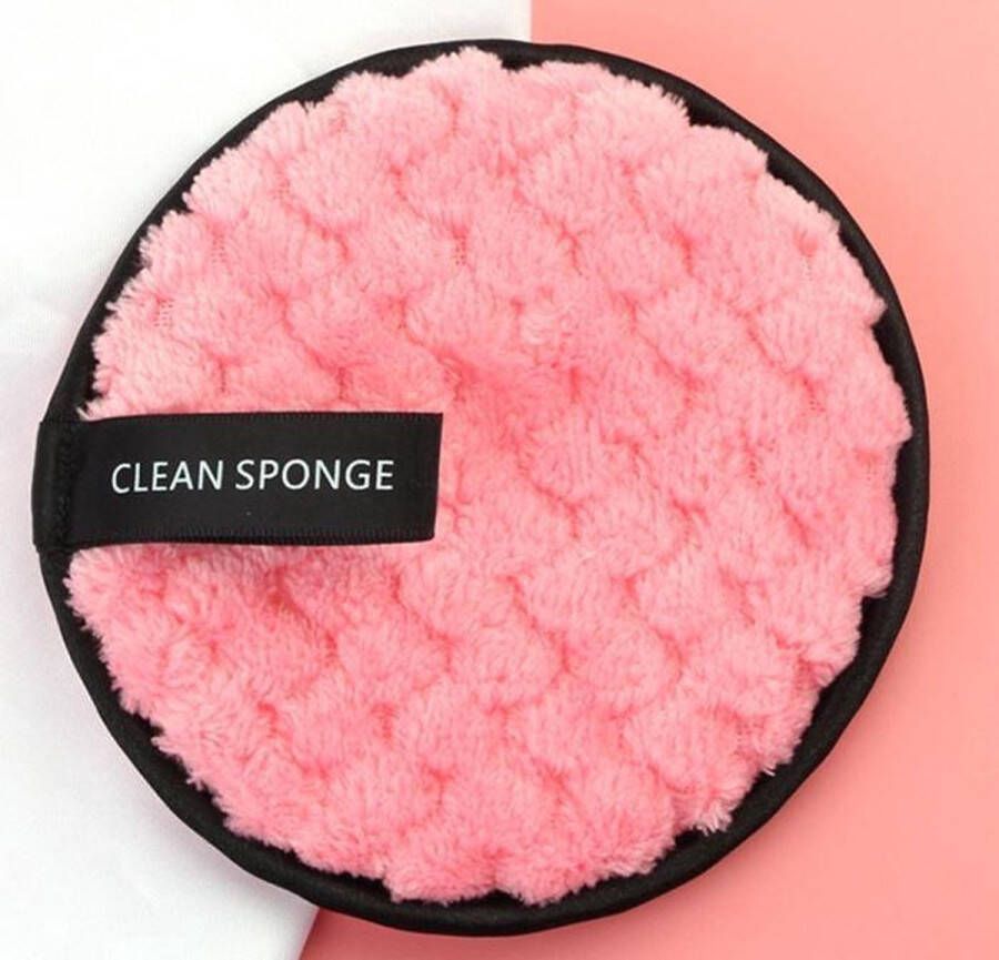 Cheapass Herbruikbare Wattenschijfjes XL Wasbare Wattenschijfjes vervanger Make-up Pad Roze