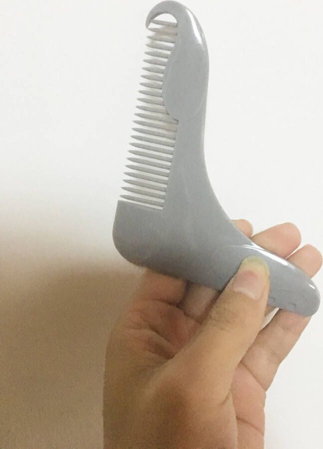 Cheaperito Baard Styling Tool I Baard Styler Baard Shaper I Beard Comb I Baardkam I Baardverzorging I Grijs