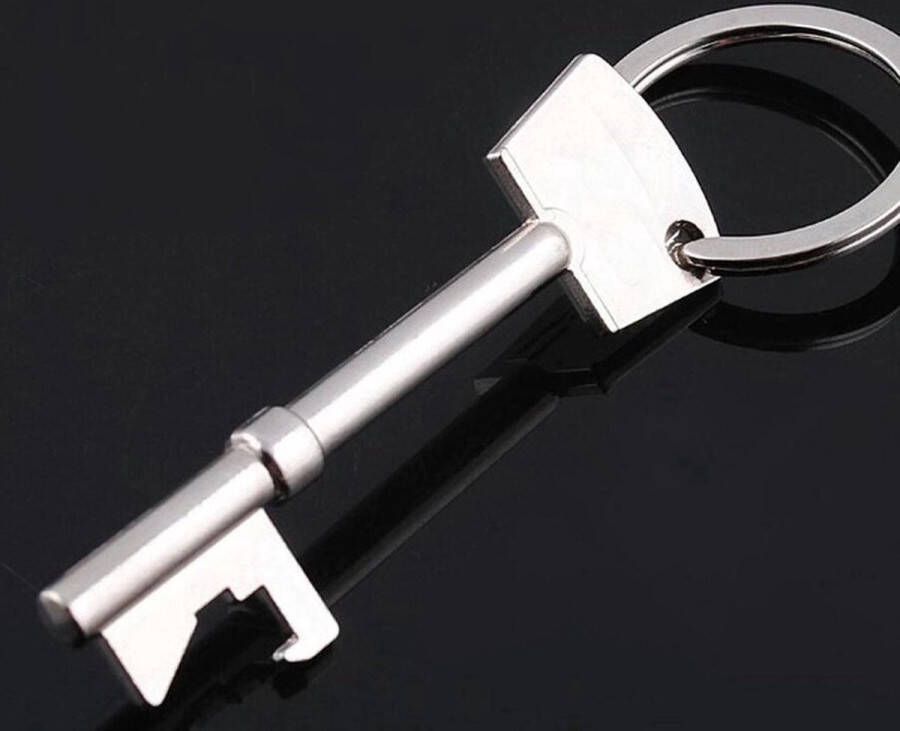 Cheaperito Flesopener Sleutelhanger I Vier Flesopener I Aluminium I Sleutelhanger in de Vorm Van Een Sleutel I Bieropener Key