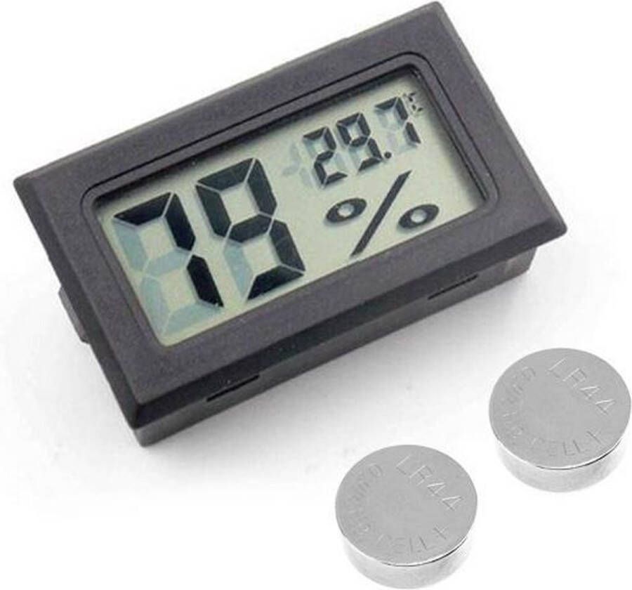 Cheaperito Hygrometer I Vochtmeter I Hygrometer En Thermometer In 1 I Digitale Hygrometer I Incl. batterijen