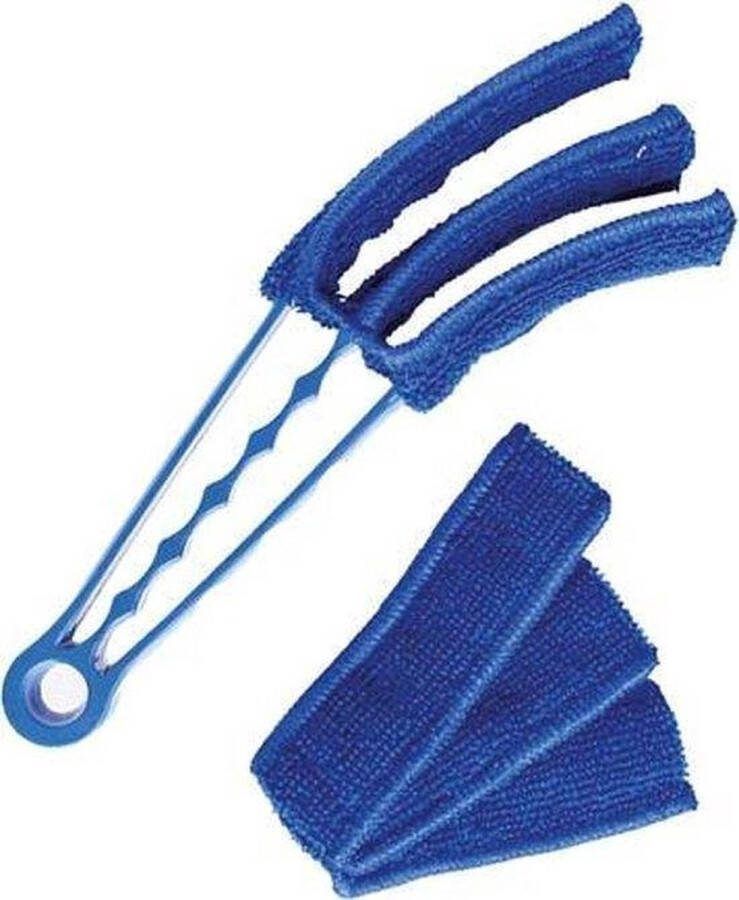 Cheaperito Jaloezie Reiniger & 1 Extra Schoonmaakdoekje I Jaloezie Stoffer I Plumeau I Lamellen Schoonmaak I Blauw