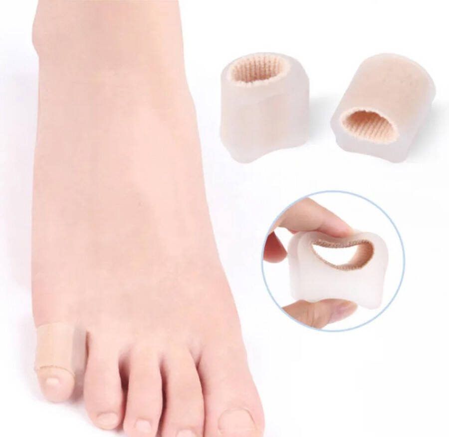 Cheaperito Kleine Teen Spreider I Teenspreider I Kleine Teen Beschermer I Teencorrector I Anti Slip Design I 1 Paar