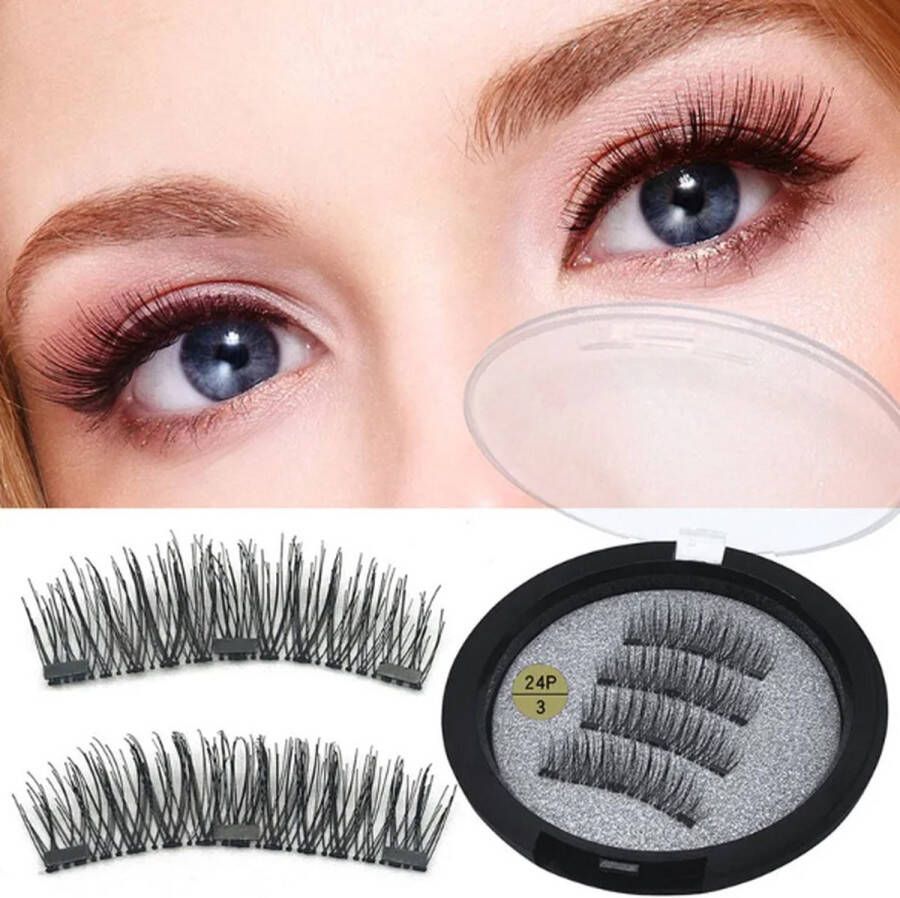 Cheaperito Magnetische Nepwimpers I Magnetische Wimpers I 3D Wimper Extensions I Fake Lashes I Zonder Lijm I Nep Wimper Set I 2 paar